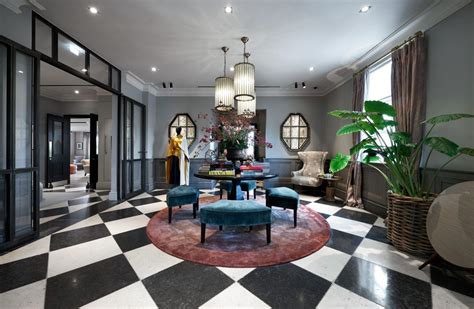 Luxury shopping and dining at Bicester Village in UK