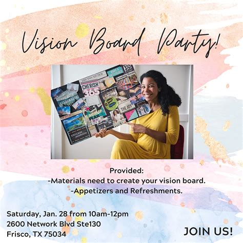 Vision Board Party, 2600 Network Blvd, Frisco, 28 January 2023 | AllEvents