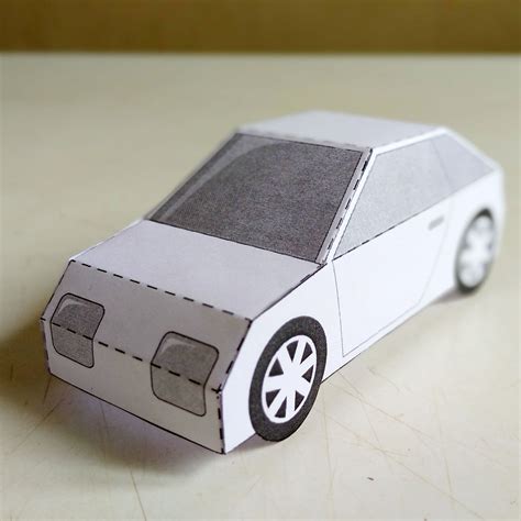 Printable Paper Car - Printable Learning Sheets