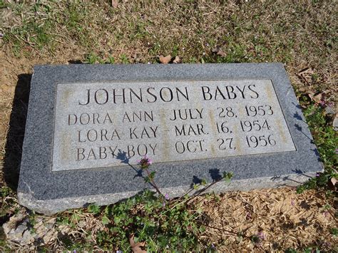 Lora Kay Johnson (inconnu(es)-1954) - Mémorial Find a Grave