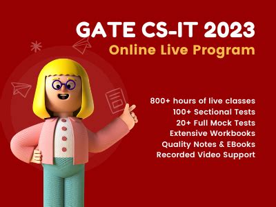 GATE CS-IT 2023 Online Live Program | IAE Academy - Best Institute For ...