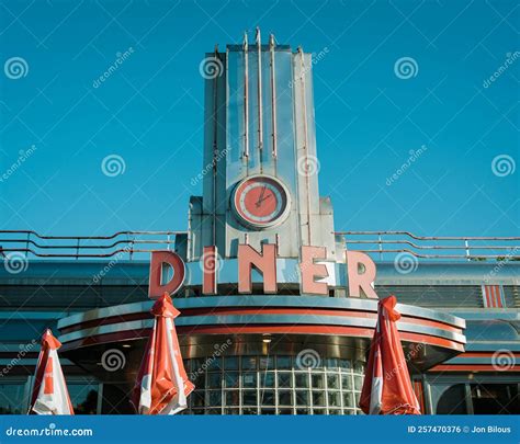 Eveready Diner Vintage Sign, Hyde Park, New York Stock Photo - Image of ...