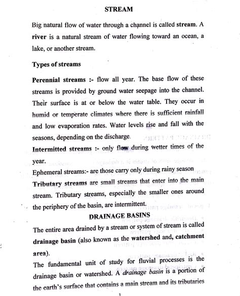 Stream UG - STREAM Big ·natural flow of water through a chnnel is ...