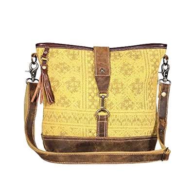 Buy Myra Bags Fervor Canvas, leather & Rug Shoulder Bag S-1939 at Amazon.in