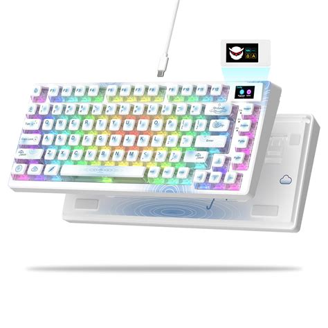 Buy XVX S-K80 75% Keyboard with Color OLED Display Mechanical Gaming ...