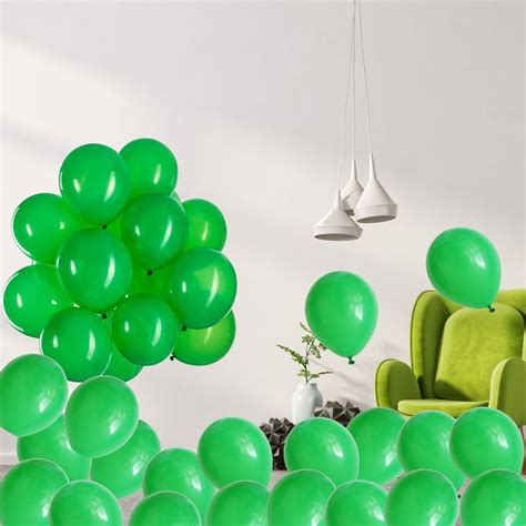 Latex Balloons(Green) 10" (Pack of 50) – PartyDecor Mall