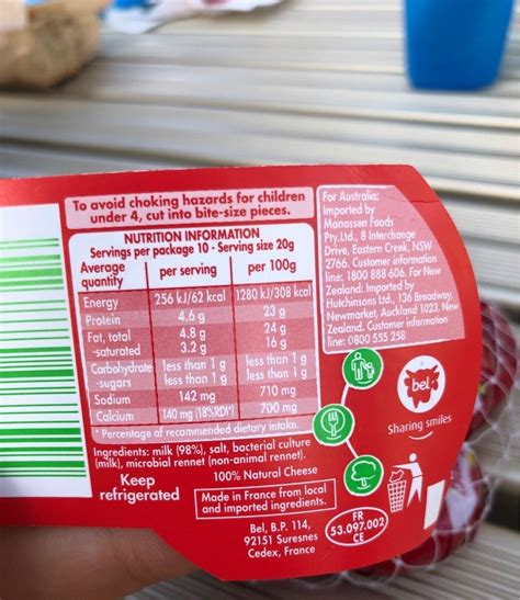 Babybel Light Cheese Nutrition Facts at Jeremy Shockley blog