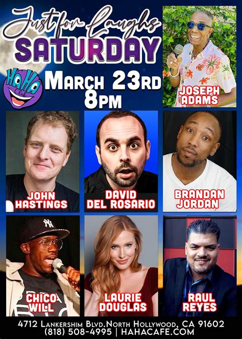Only For Laughs Comedy Tickets at Ha Ha Comedy Club in Los Angeles by ...