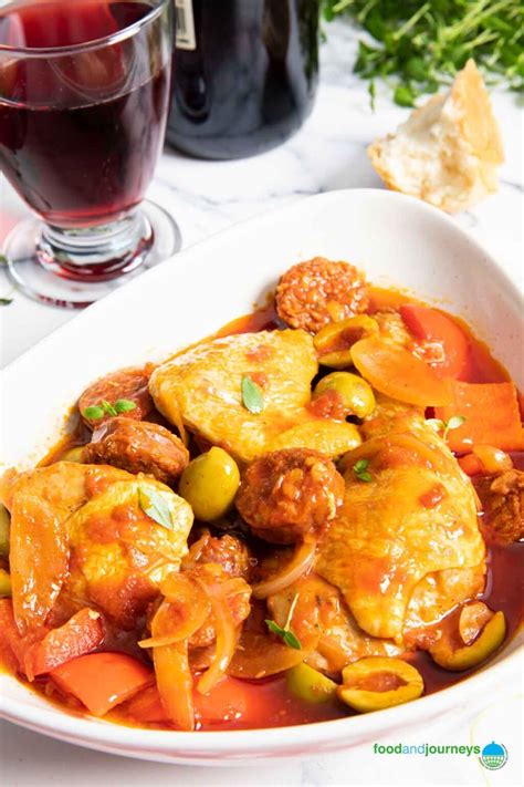Spanish Chicken Stew with Chorizo - Food and Journeys®