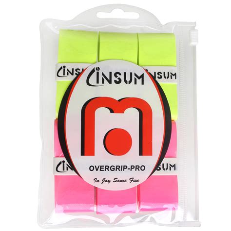 Insum Tennis Racquet Overgrip Grip Tape 6 Pack Black Blue | Desertcart ...