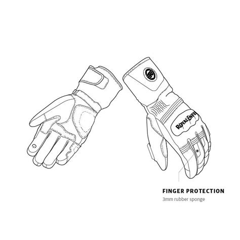 BUY ROYAL ENFIELD BLIZZARD GLOVES BLACK & RED ONLINE