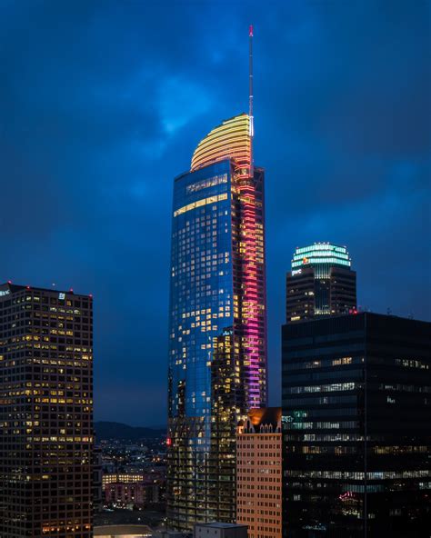 Wilshire Grand Center, the tallest building in California, USA