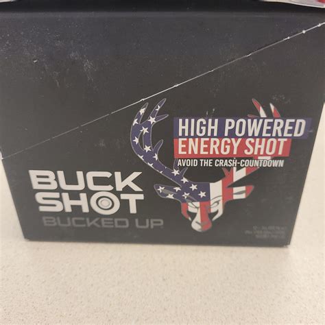 Buck Shot Energy Shot 12 Pack Rocket Pop Flavor – Semper Fi Nutrition