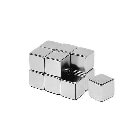 Wrapables Cube Neodymium Magnets, Strong Magnets for Refrigerator, Whiteboards, Crafts, Science ...