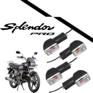 THE ONE CUSTOM Front, Rear Halogen Indicator Light for Hero Splendor ...