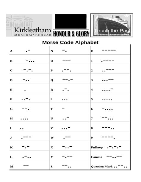 Morse Code Sample 的图像结果