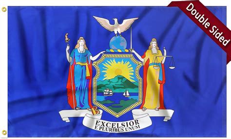 FLAGWIN New York Flag 3x5 FT - 3 Ply Double Sided Polyester New York ...