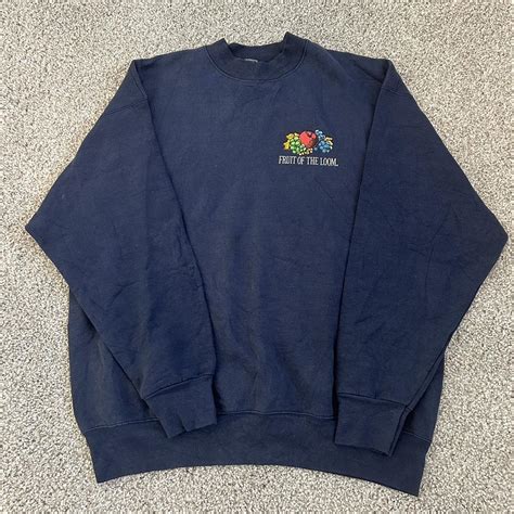 Vintage fruit of the loom sweatshirt. Size xl. In... - Depop