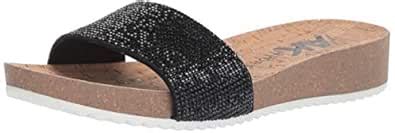 Buy Anne Klein Women's Qtee Slide Sandal at Amazon.in