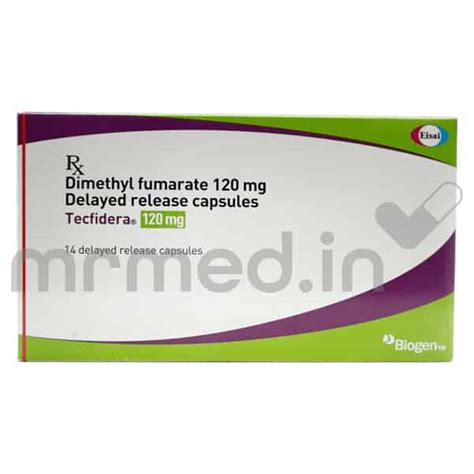 Buy Tecfidera 120mg Capsule Online: Uses, Price, Dosage, Instructions ...