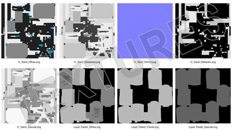 3D model IV Fluid Solution Bag Dropper Stand | 3D Molier International