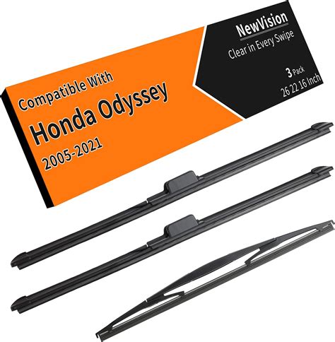 Amazon.com: NewVision Windshield Wipers for 2005-2021 Honda Odyssey ...