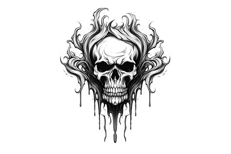 Styrofoam Skull Vampire Bat Skull Graphic by Ranya Art Studio ...