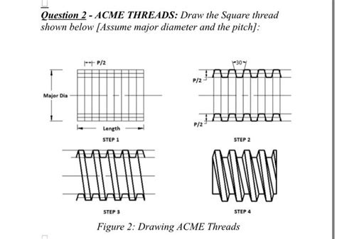 SolidWorks Acme Thread 的图像结果