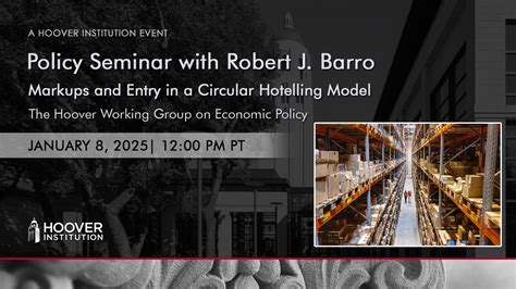 Markups And Entry In A Circular Hotelling Model | Hoover Institution