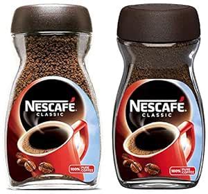 Nescafe Classic Instant Coffee Dawn Jar 200G + 100G, Ground : Amazon.in ...