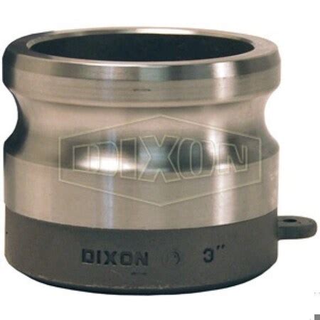 Dixon Cam and Groove Adapter, 3/4 in, Butt Weld x SCH 40 Pipe, 316 SS ...