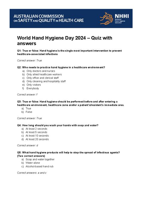 Inbound 3196185937957965577 - World Hand Hygiene Day 2024 – Quiz with ...