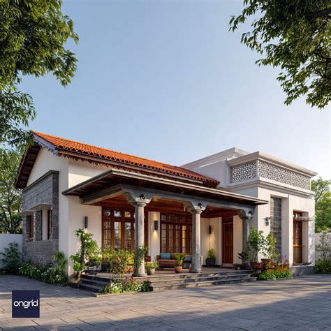Modern Traditional Indian Simplex Design - Sahyadri Verandah – Ongrid ...