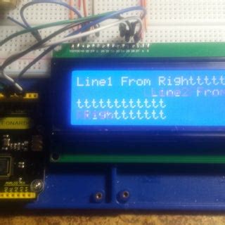 Image result for Arduino LCD Scroll One Line Vertical