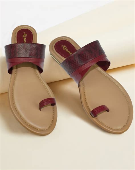 Ajanta Women Stylish Ethnic Flat Sandals For Women / Comfortable Fit w ...