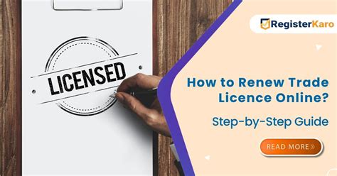 Apply for Trade Licence Renewal Online – Step-by-Step Guide