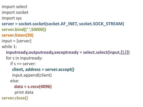 Image result for Select Function in Socket Programming
