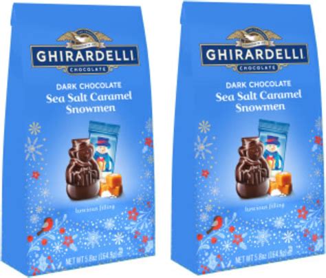 Amazon.com : Ghirardelli Dark & Sea Salt Caramel Chocolate Squares, 5. ...
