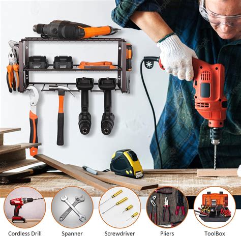 Buy BSRHOME Power Tool Organizer,Power Tool Holder Wall Mount, Heavy ...