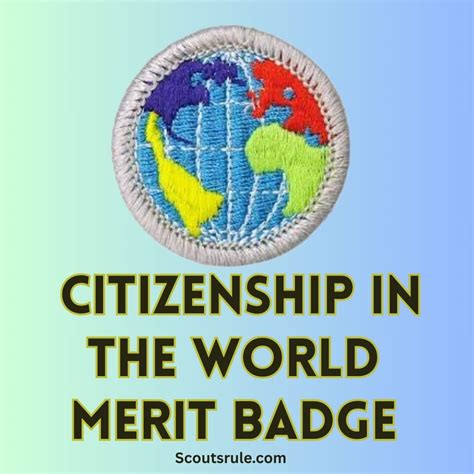 Citizenship in the World Merit Badge Guide - Scouts Rule