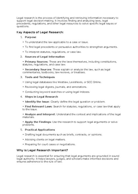 Legal research - It involves finding and analyzing laws, legal ...