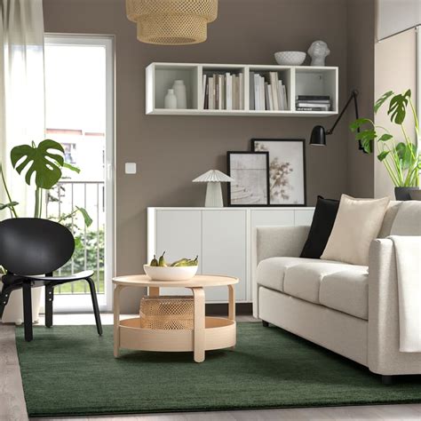 STOENSE rug, low pile, green, 200x300 cm (6'7"x9'10") - IKEA