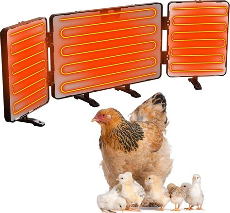 Amazon.com: Foldable Chicken Coop Heater for Winter, Large Size 260W ...