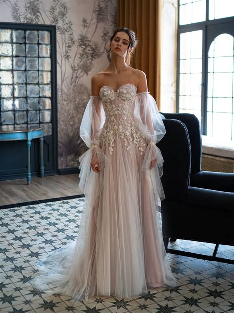 Blush wedding gown 60 photos - Astyledwedding.com