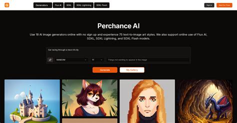 Perchance AI - AI Tool For Images