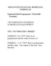 Image result for Advanced Modeling Formulas