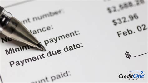 Credit Card Payment Due Date vs Statement Closing Date | Credit One Bank