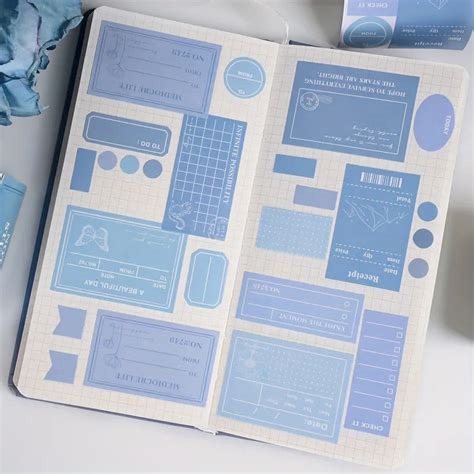 Solid Color Pre cut Planner tape