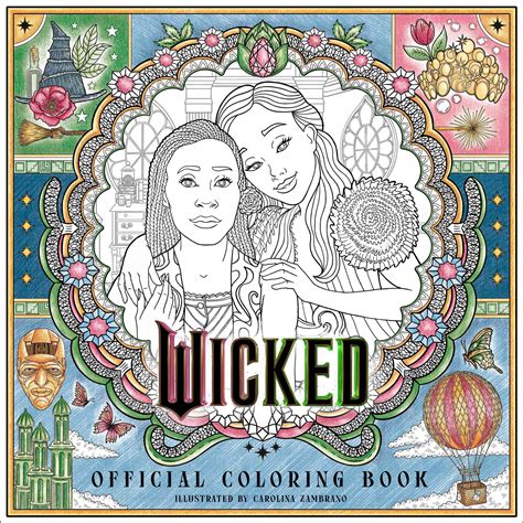 Wicked Movie Poster Coloring Page