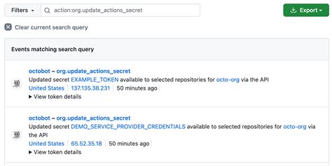 using secrets in github action github dogs